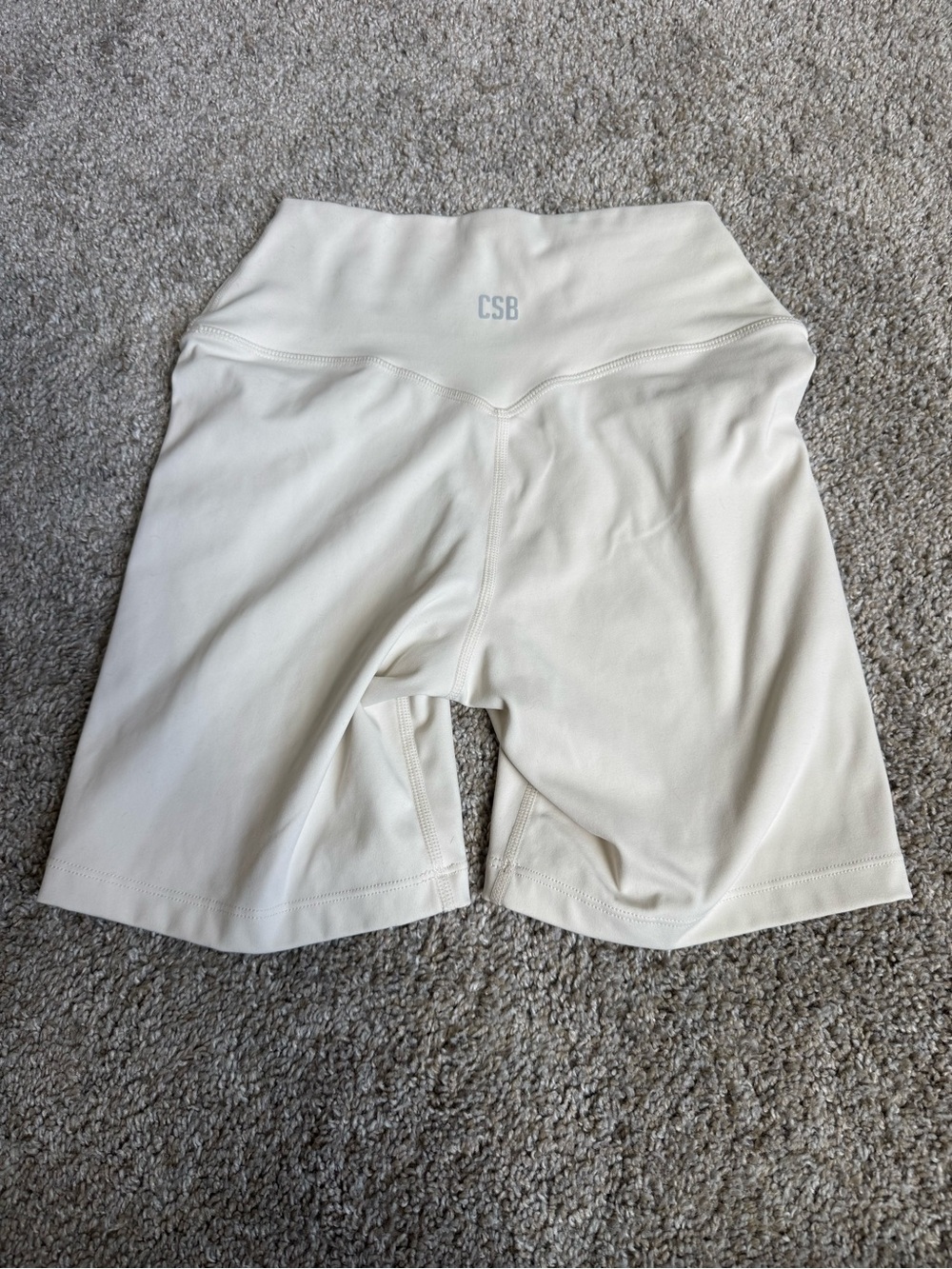 CSB Fade Vanilla 6 inch biker shorts, small